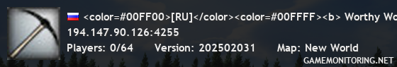 <color=#00FF00>[RU]</color><color=#00FFFF><b> Worthy World</b><