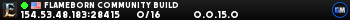 Flameborn Community Build Flameborn Community Build