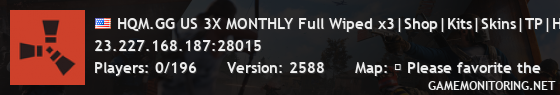 HQM.GG US 3X MONTHLY Full Wiped x3|Shop|Kits|Skins|TP|Home|Loot HQM.GG US 3X MONTHLY Full Wiped x3|Shop|Kits|Skins|TP|Home|Loot