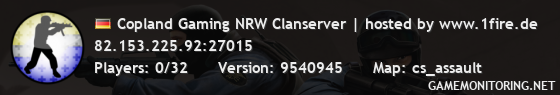 Copland Gaming NRW Clanserver | hosted by www.1fire.de