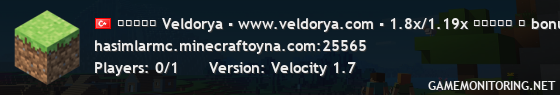 ▬▬▬▬▬ Veldorya ▪ www.veldorya.com ▪ 1.8x/1.19x ▬▬▬▬▬ ▶ bonus kredi etkinliği!%100 ▪ Skyblock yakında! ◀