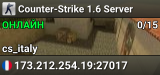 Counter-Strike 1.6 Server