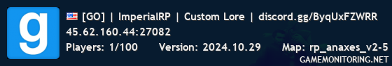 [GO] | ImperialRP | Custom Lore | discord.gg/ByqUxFZWRR