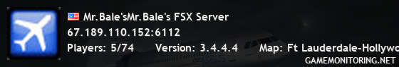 Mr.Bale'sMr.Bale's FSX Server