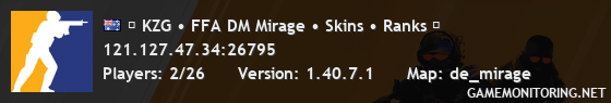 ♚ KZG • FFA DM Mirage • Skins • Ranks ♚