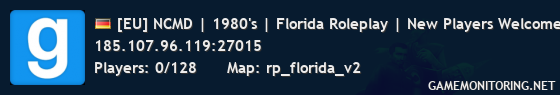 [EU] NCMD | 1980's | Florida Roleplay | New Players Welcome
