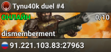 Tynu40k duel #4