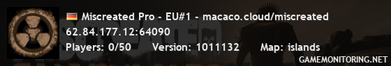 Miscreated Pro - EU#1 - macaco.cloud/miscreated