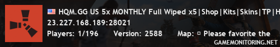 HQM.GG US 5x MONTHLY Full Wiped x5|Shop|Kits|Skins|TP|Home|Loot HQM.GG US 5x MONTHLY Full Wiped x5|Shop|Kits|Skins|TP|Home|Loot