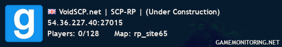 VoidSCP.net | SCP-RP | (Under Construction)