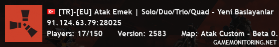 [TR]-[EU] Atak Emek | Solo/Duo/Trio/Quad - Yeni Baslayanlar