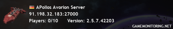 APollos Avorion Server