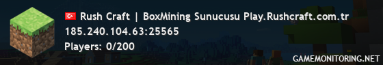 Rush Craft | BoxMining Sunucusu Play.Rushcraft.com.tr