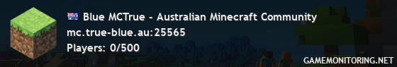 Blue MCTrue - Australian Minecraft Community