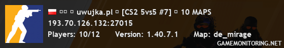 ██ ★ uwujka.pl ★ [CS2 5vs5 #7] ⚫ 10 MAPS