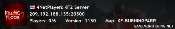 4NetPlayers KF2 Server