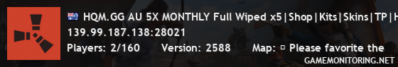 HQM.GG AU 5X MONTHLY Full Wiped x5|Shop|Kits|Skins|TP|Home|Loot HQM.GG AU 5X MONTHLY Full Wiped x5|Shop|Kits|Skins|TP|Home|Loot
