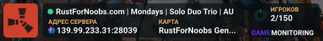RustForNoobs.com | Mondays | Solo Duo Trio | AU