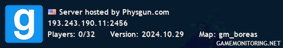 Server hosted by Physgun.com