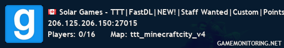 Solar Games - TTT|FastDL|NEW!|Staff Wanted|Custom|Pointshop|