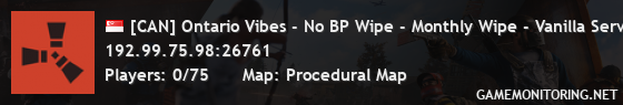 [CAN] Ontario Vibes - No BP Wipe - Monthly Wipe - Vanilla Serve