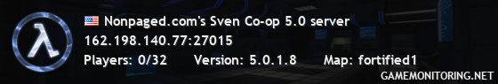 Nonpaged.com's Sven Co-op 5.0 server