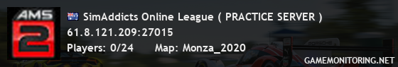 SimAddicts Online League ( PRACTICE SERVER )