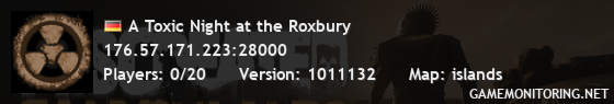 A Toxic Night at the Roxbury