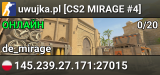 ██ ★ uwujka.pl ★ [CS2 MIRAGE #4] ⚫