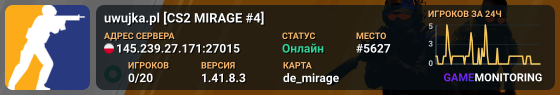 ██ ★ uwujka.pl ★ [CS2 MIRAGE #4] ⚫