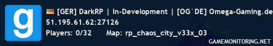 [GER] DarkRP | In-Development | [OG`DE] Omega-Gaming.de