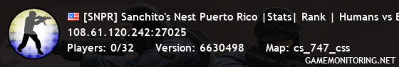 [SNPR] Sanchito's Nest Puerto Rico |Stats| Rank | Humans vs Bot