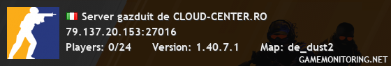 Server gazduit de CLOUD-CENTER.RO