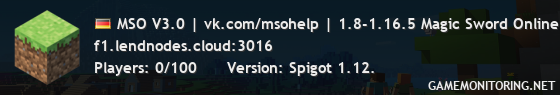 MSO V3.0 | vk.com/msohelp | 1.8-1.16.5 Magic Sword Online - Minecraft RPG сервер! MSO V3.0 | vk.com/msohelp | 1.8-1.16.5 Magic Sword Online - Minecraft RPG сервер!