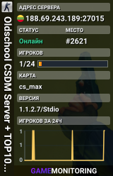 Oldschool CSDM Server + TOP100 FREE VIPMENU + BOTS