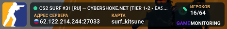 CS2 SURF #31 [RU] — CYBERSHOKE.NET (TIER 1-2 - EASY, ONLY KIT
