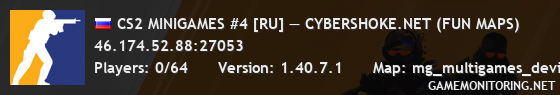 CS2 MINIGAMES #4 [RU] — CYBERSHOKE.NET (FUN MAPS)