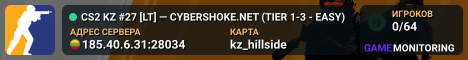 CS2 KZ #27 [LT] — CYBERSHOKE.NET (TIER 1-3 - EASY)