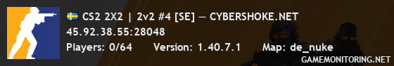 CS2 2X2 | 2v2 #4 [SE] — CYBERSHOKE.NET