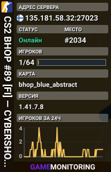 CS2 BHOP #89 [FI] — CYBERSHOKE.NET (TIER 1-2 - EASY)