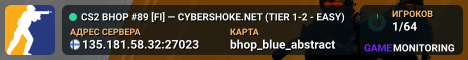 CS2 BHOP #89 [FI] — CYBERSHOKE.NET (TIER 1-2 - EASY)