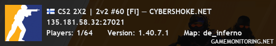 CS2 2X2 | 2v2 #60 [FI] — CYBERSHOKE.NET