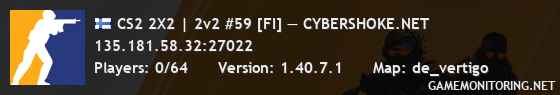 CS2 2X2 | 2v2 #59 [FI] — CYBERSHOKE.NET