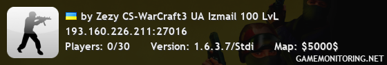 by Zezy CS-WarCraft3 UA Izmail 100 LvL