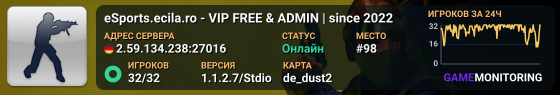 eSports.ecila.ro - VIP FREE & ADMIN | since 2022