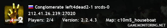 Conglomerate left4dead2-1 srcds-0