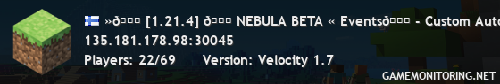 »🌌 [1.21.4] 🌌 NEBULA BETA « Events🚀 - Custom Autod🚗 - Questid💫 - Ja palju muud!🛸