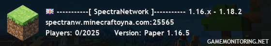 -----------[ SpectraNetwork ]----------- 1.16.x - 1.18.2