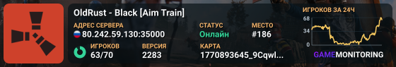 OldRust - Black [Aim Train]