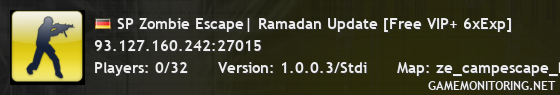 SP Zombie Escape| Ramadan Update [Free VIP+ 6xExp]